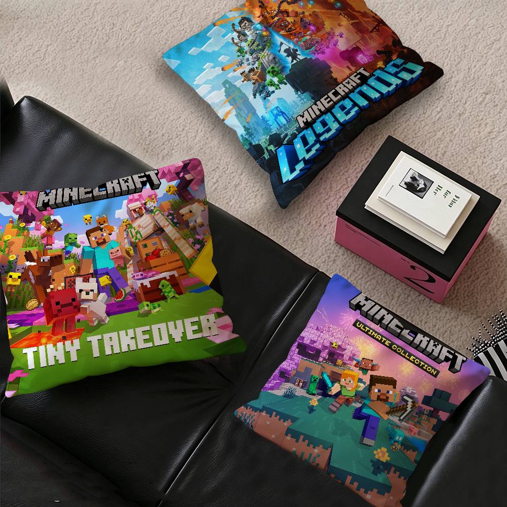 Party Games Minecraft - Retro Game M-Minecraft Personalized Pillow Dust