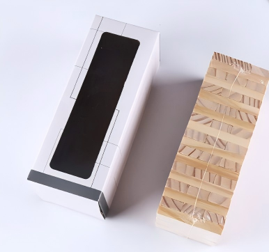 Party Games Indoor - ElegantMahj Timber Tower Wood Block Stacking