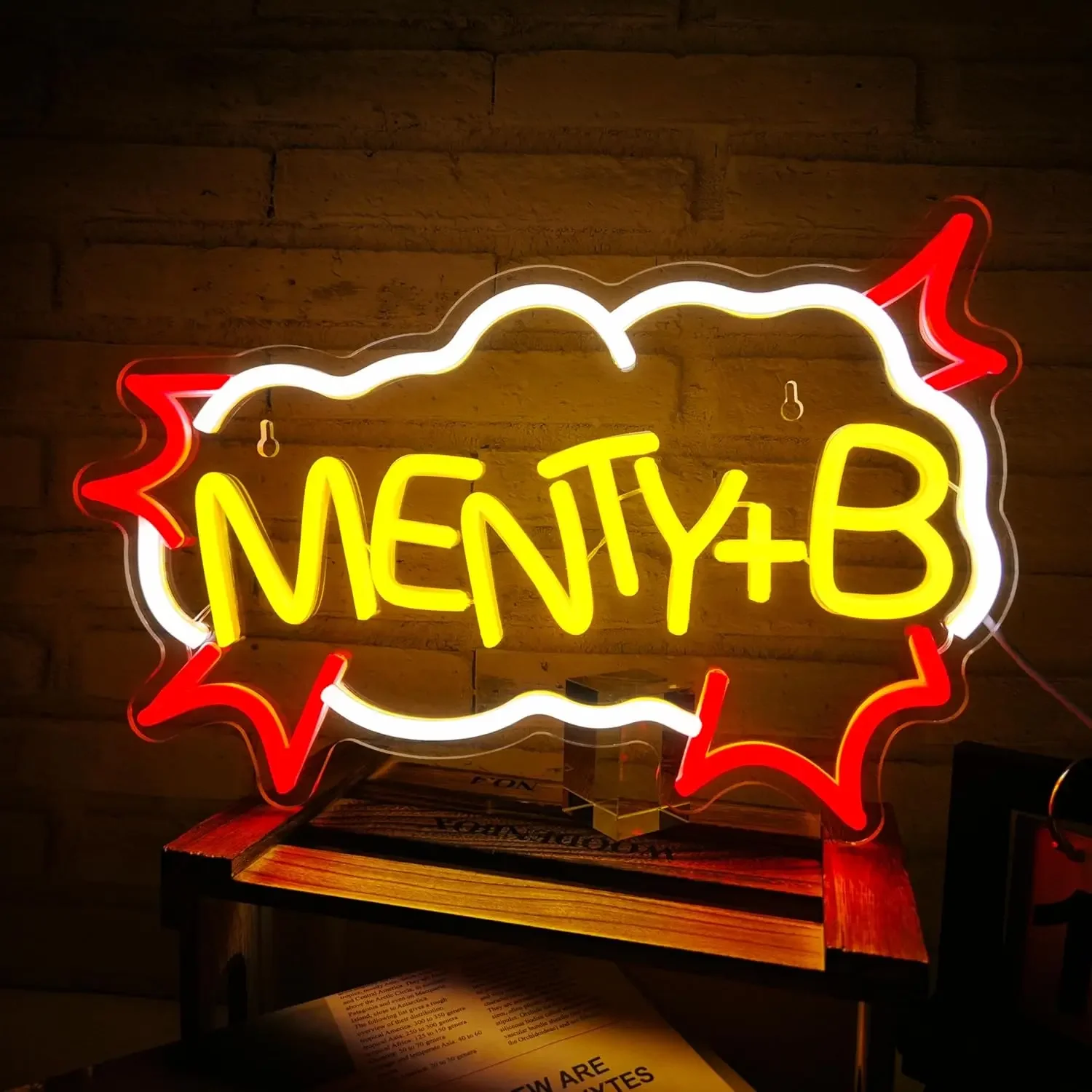 Party Games Indoor - Menty+B Neon Sign Mental Breakdown LED