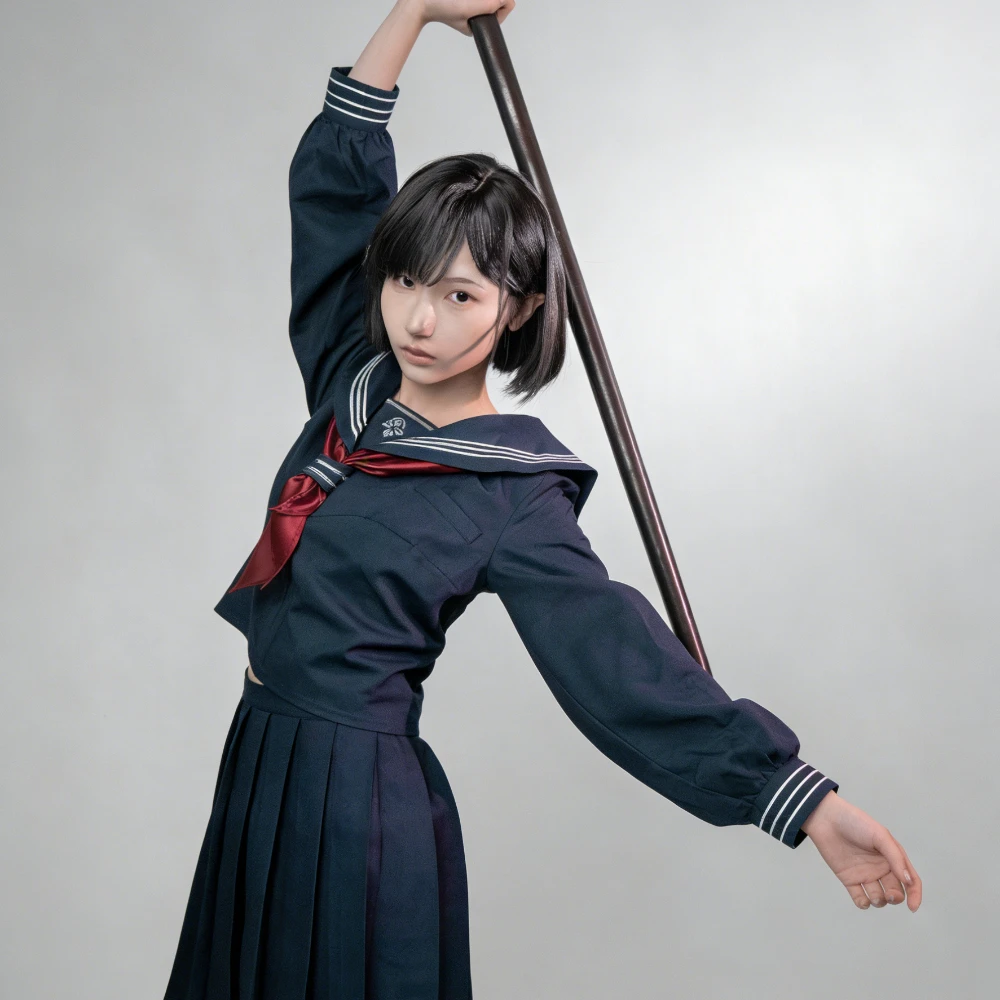 Party Games School - Shimizu Hinako Cosplay Costumes Wig Sailor