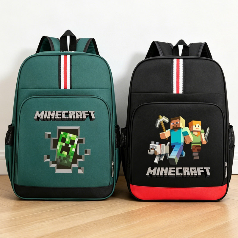 Party Games Minecraft - Pixel Game Backpack New Cartoon Partern