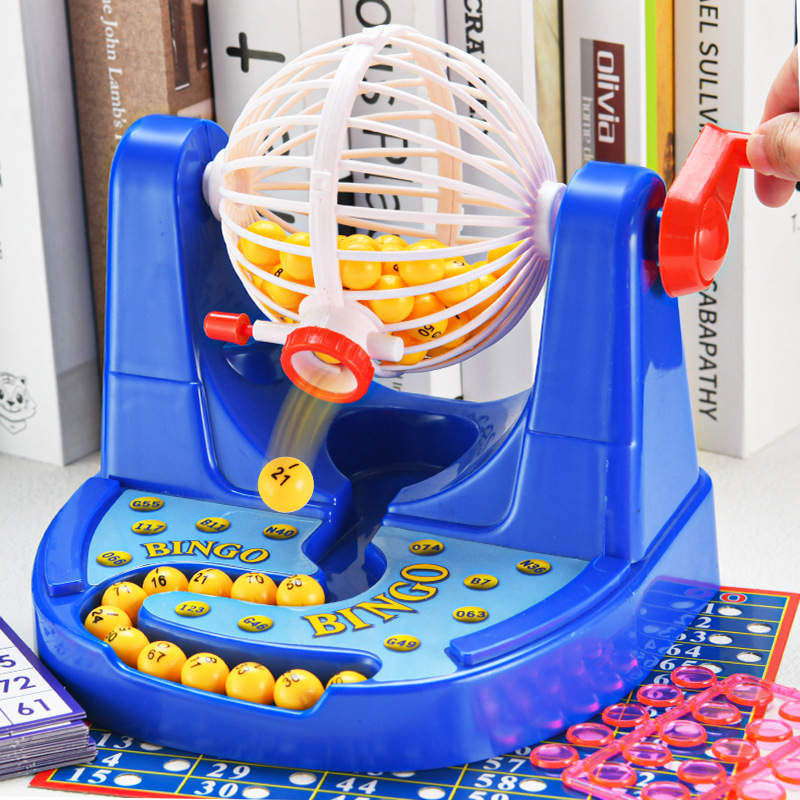 Party Games Indoor - Classic Bingo Lottery Number Drawing Machine