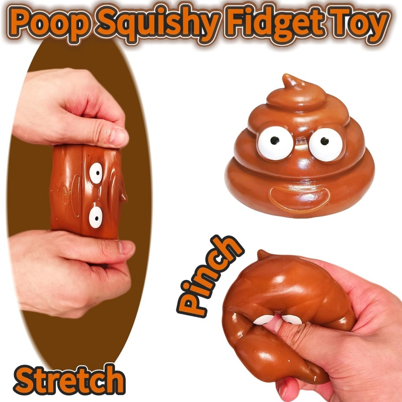 Cute Fidget Squeeze Poo Toy St - Party Games Adults Funny review and price