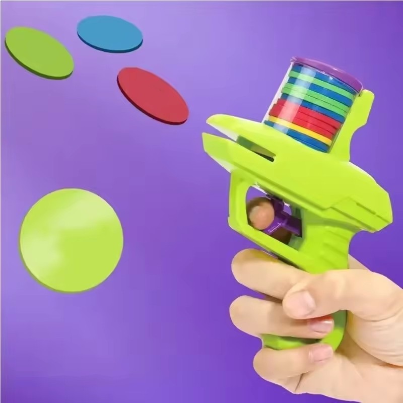Foam Disc Launcher Flying Disc - Party Games Indoor review and price