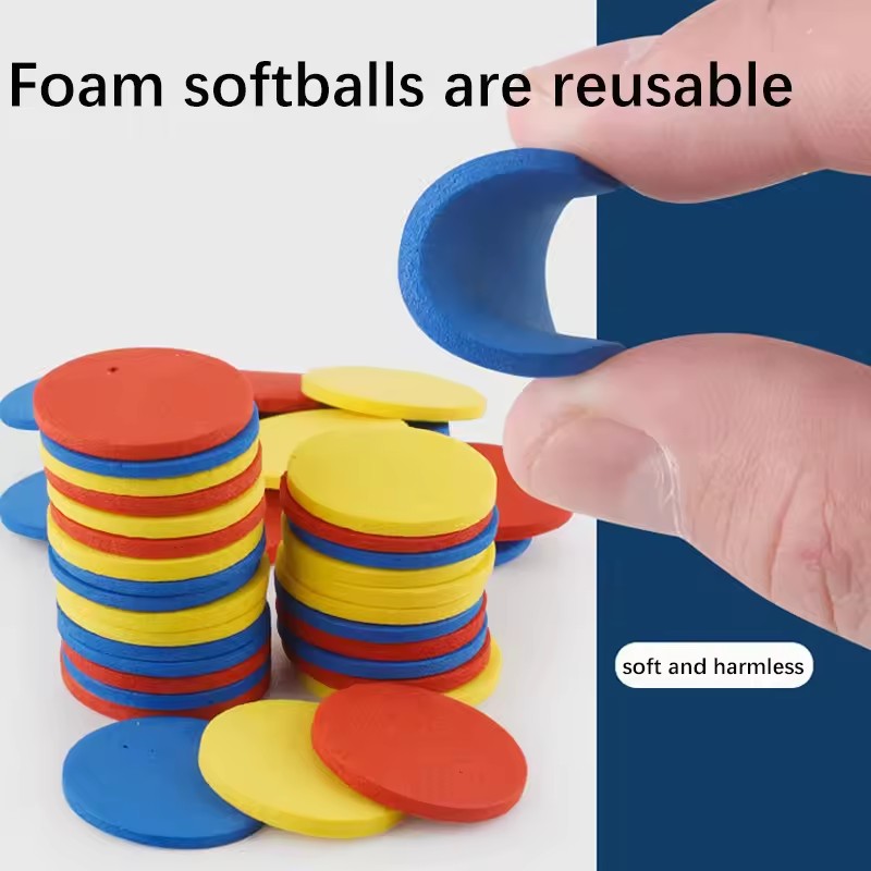 Foam Disc Launcher Flying Disc - Party Games Indoor review and price