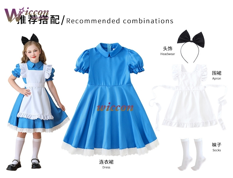 Ynot Children Girls Blue Alice - Party Games Alice In Wonderland review and price