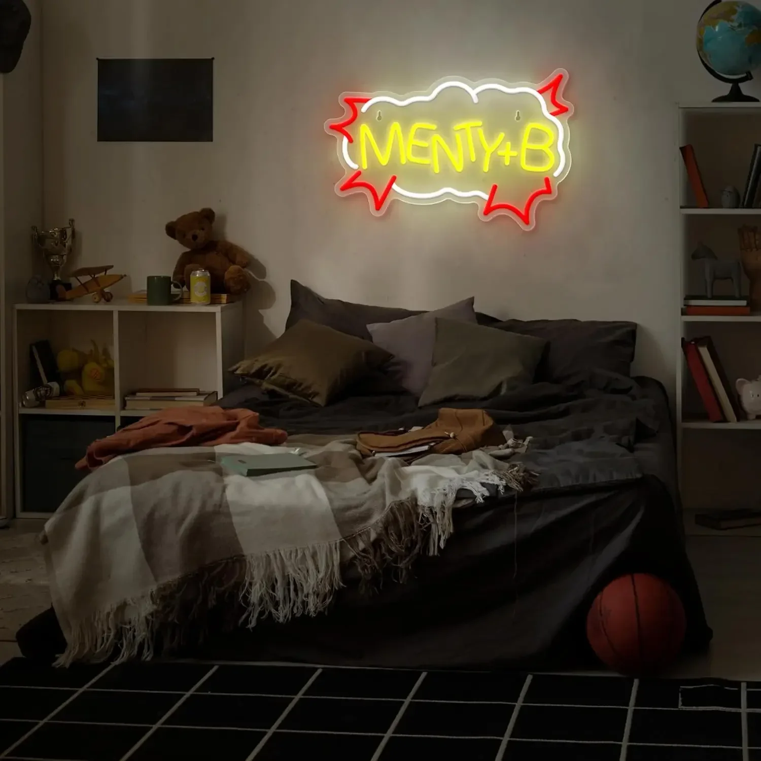 Menty+B Neon Sign Mental Break - Party Games Indoor review and price