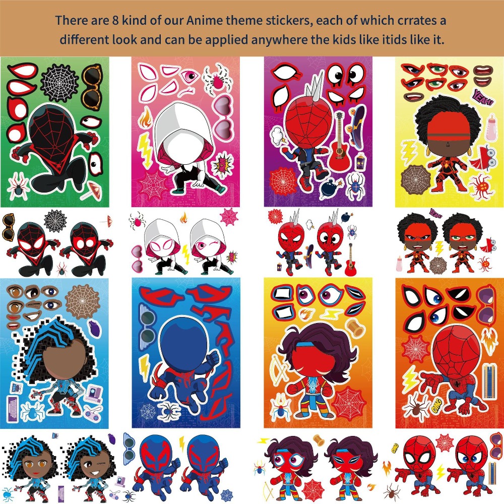 8/24pcs Spider Man  Puzzle Sti - Party Games Quiz review and price