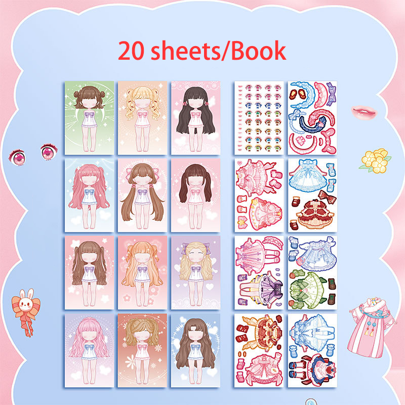 20Pcs/Book Clothing Matching S - Book Party Games review and price