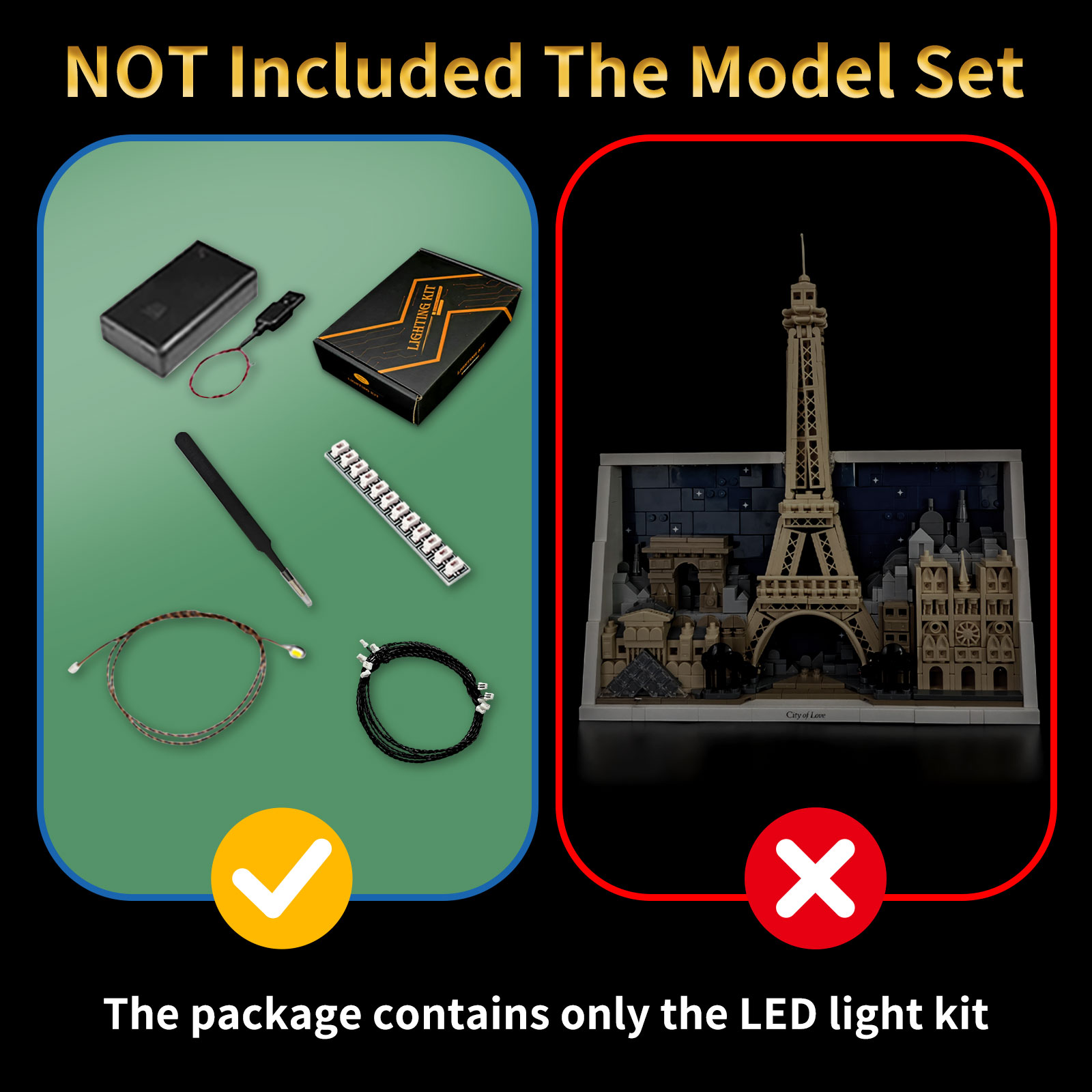 LYBMTWF LED Lighting Kit Compa - Lego Set City review and price
