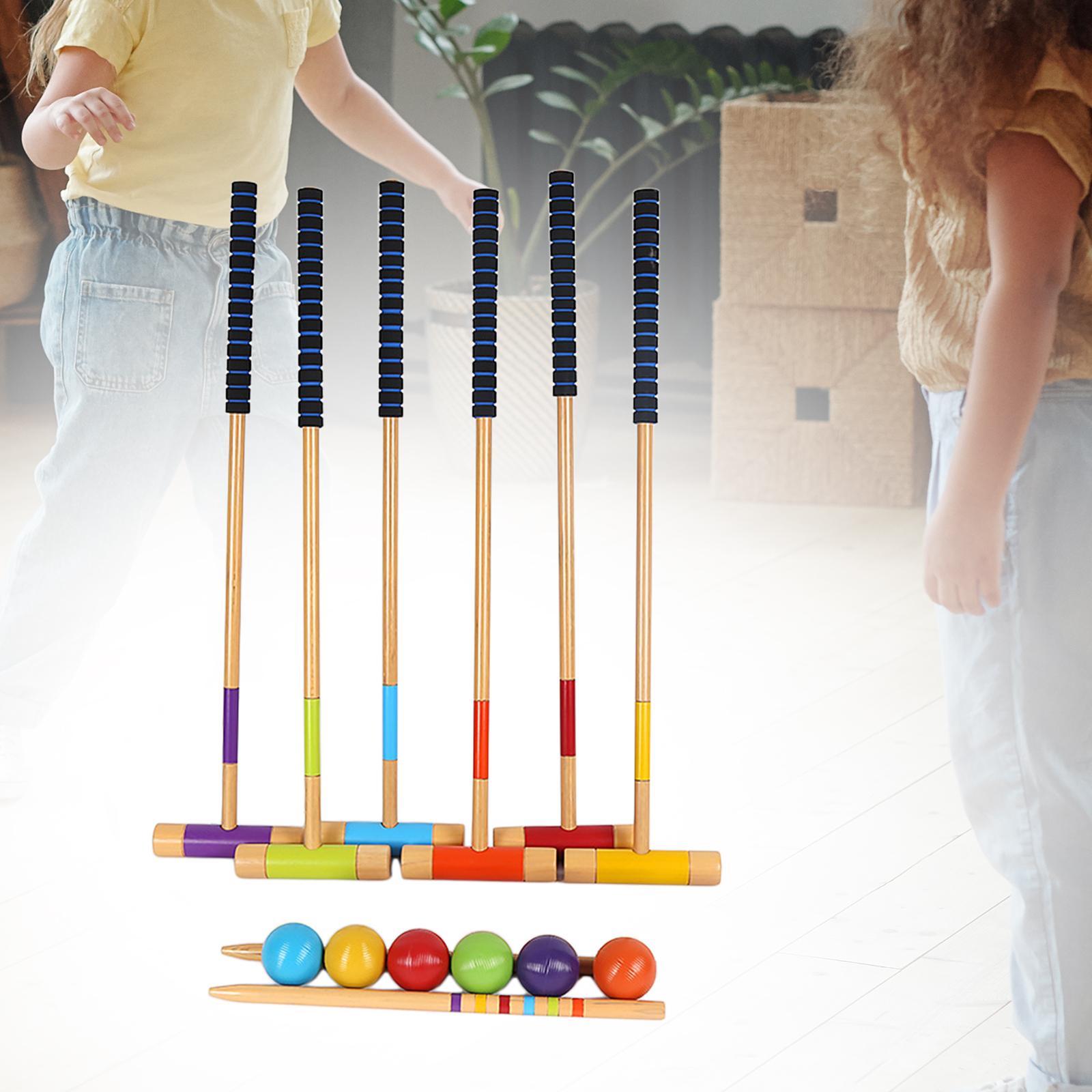 6 Pieces Six Player Croquet Se - Croquet Set Lawn review and price