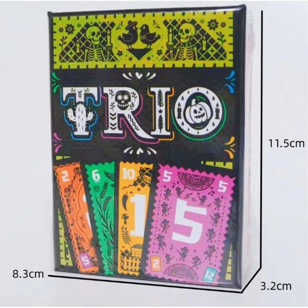 Strategic Card Board Game TRIO - Party Games Entertainer review and price