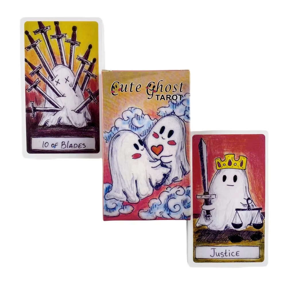 Cute Ghost Tarot Deck Toy Set  - Party Games Entertainer review and price