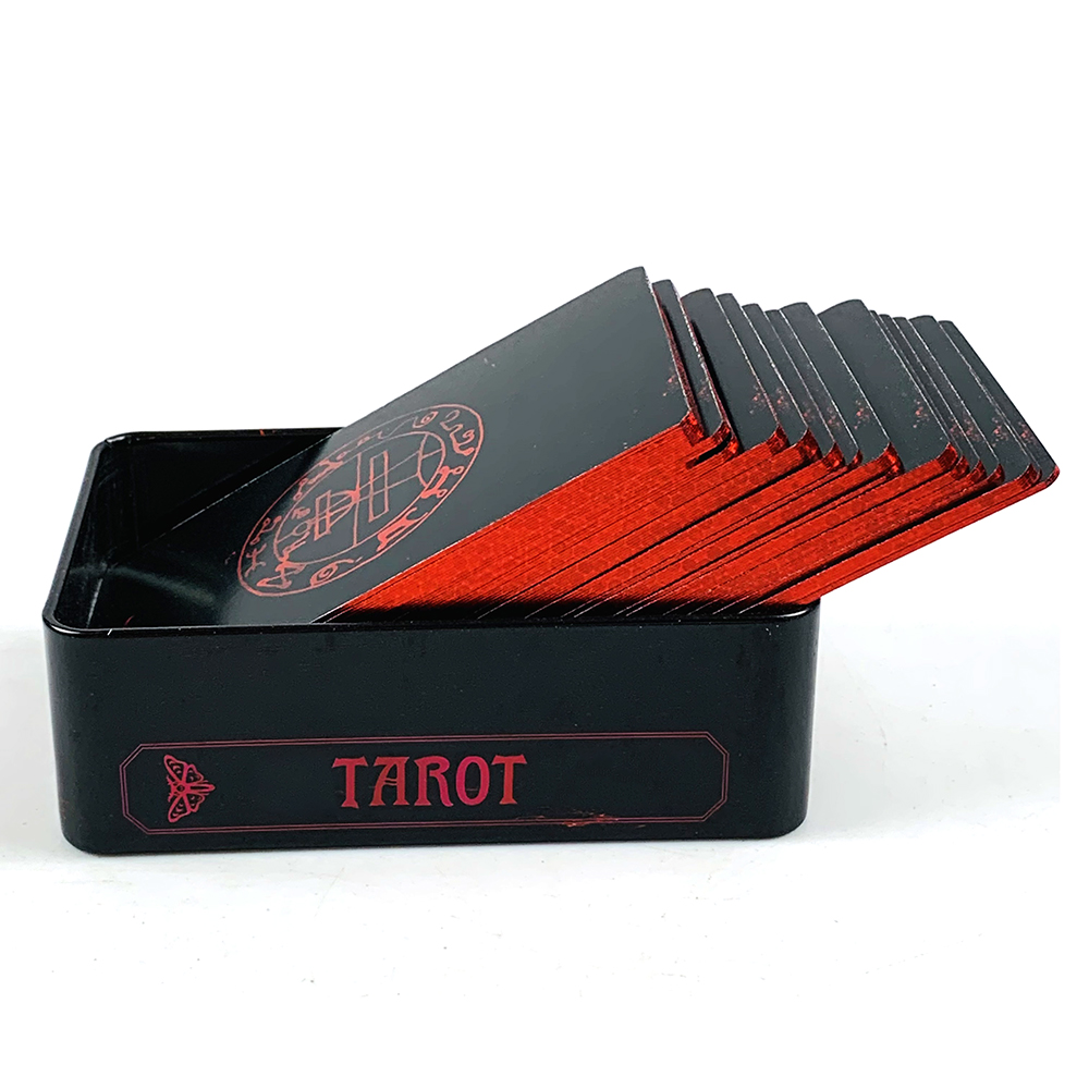 Occult Tarot In A Tin Metal Bo - Book Party Games review and price