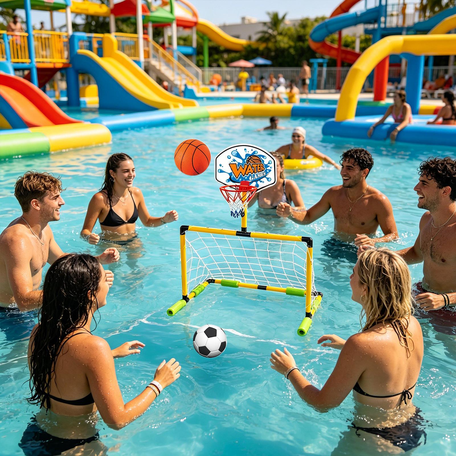 Pool Basketball Hoop 2-in-1 So - Party Games Quiz review and price