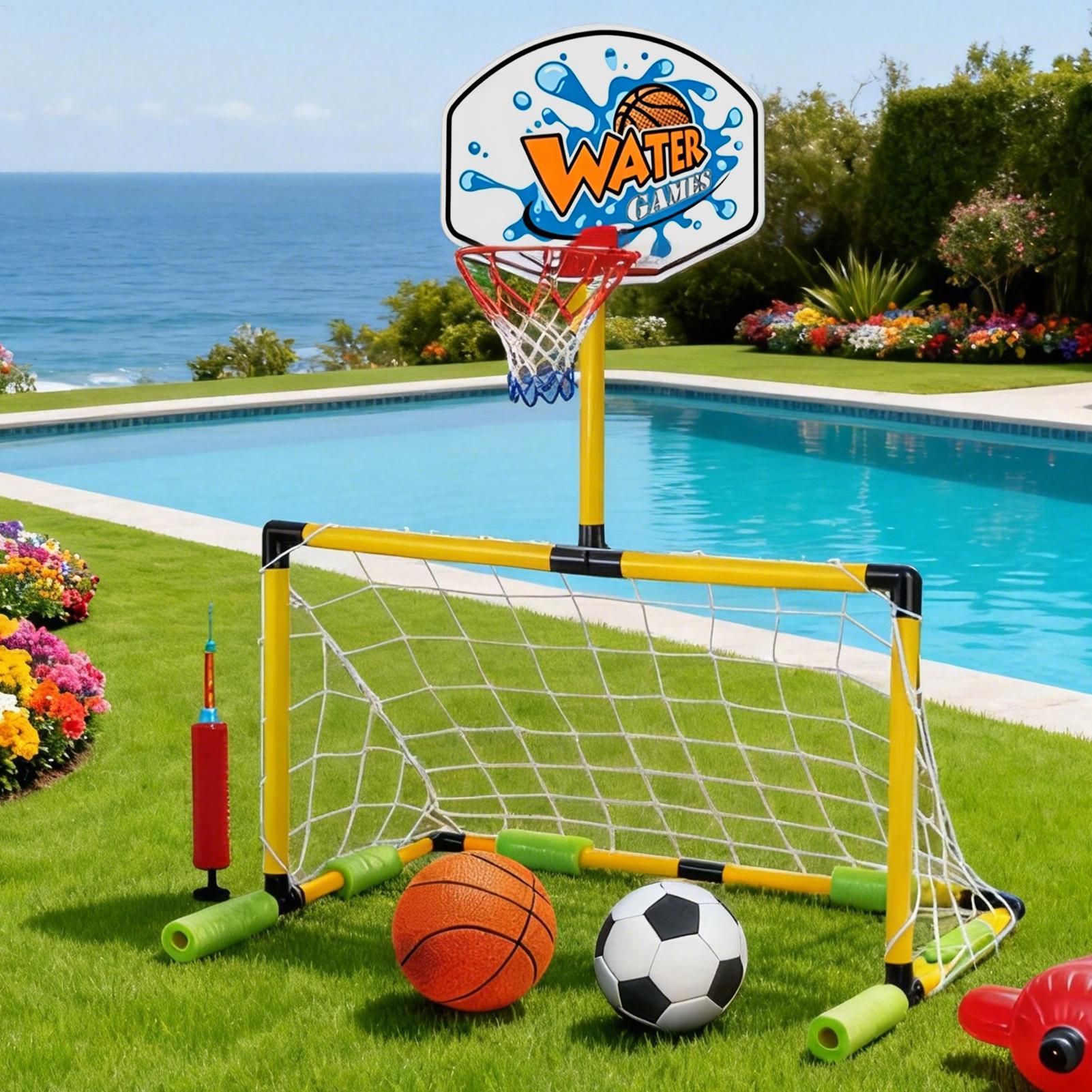 Pool Basketball Hoop 2-in-1 So - Party Games Quiz review and price