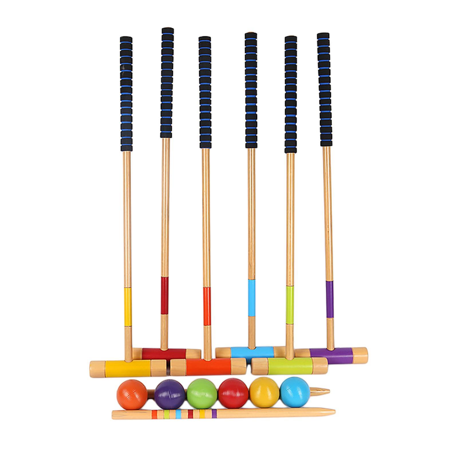 6Pcs Six Player Croquet Set Co - Croquet Set Lawn review and price