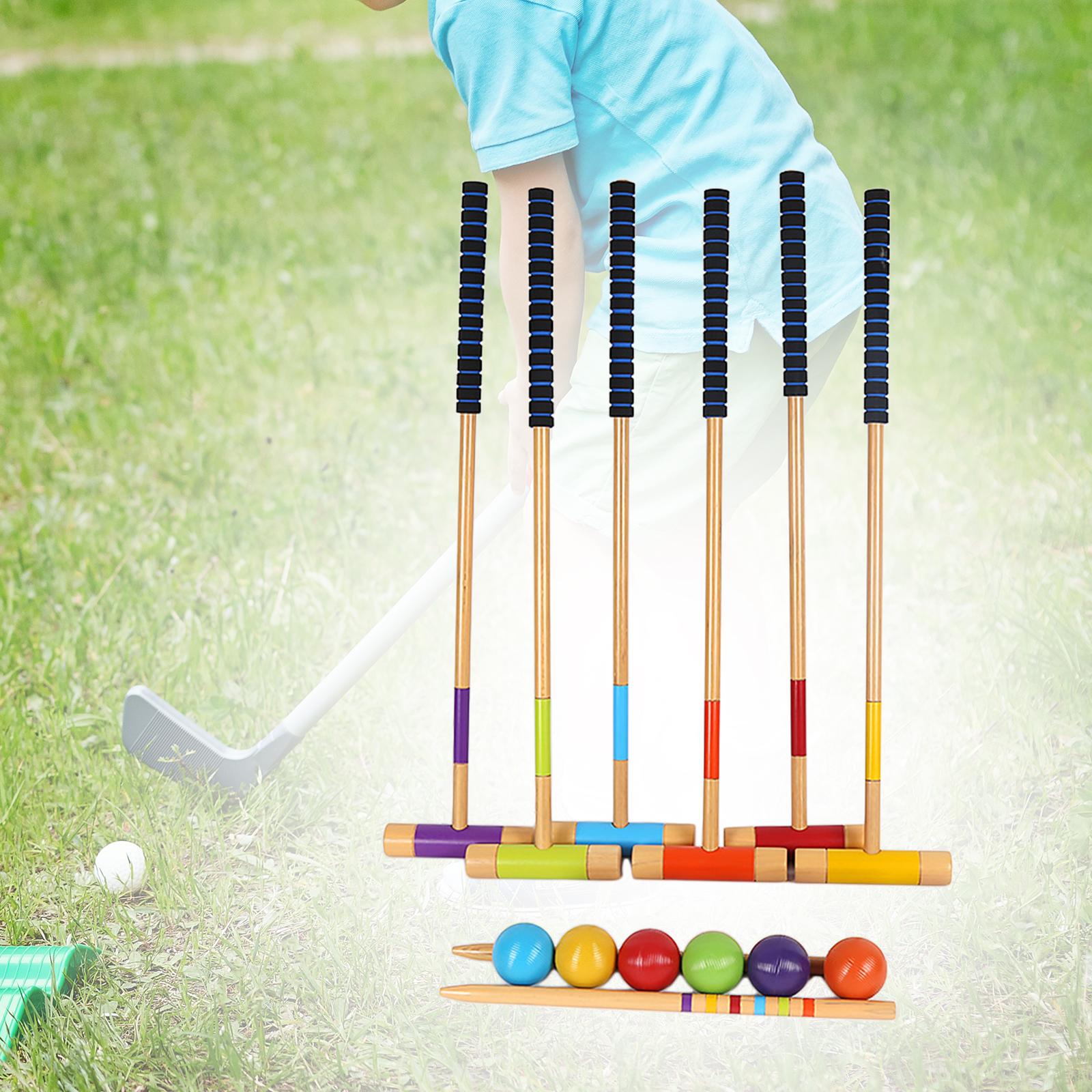 6Pcs Six Player Croquet Set Co - Croquet Set Lawn review and price