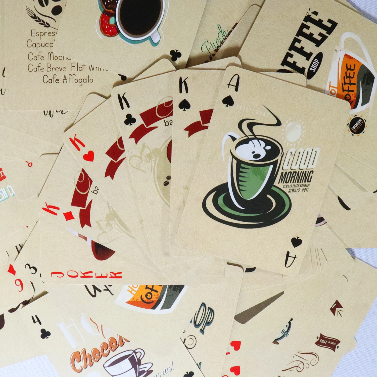 Coffee Paper Playing Cards Vin - Book Party Games review and price
