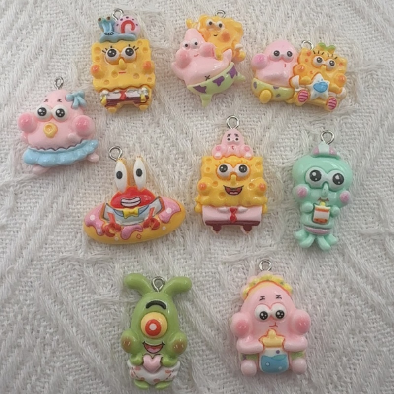 10pcs cartoon resin pendant, D - Party Games Ideas review and price