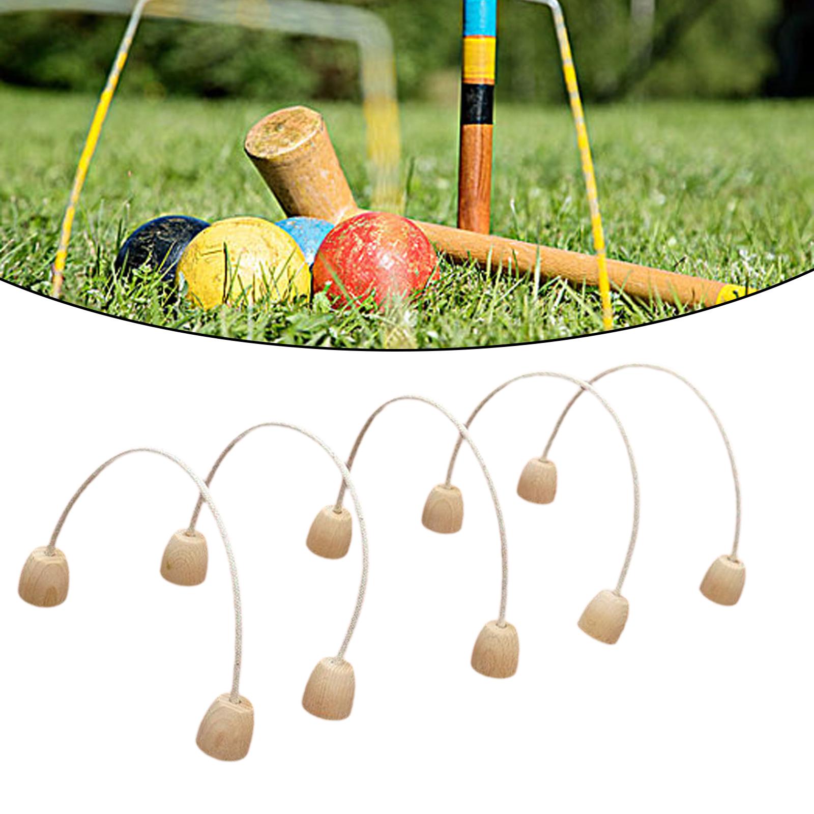 Wooden Croquet Hoops Outdoor G - Croquet Set Lawn review and price