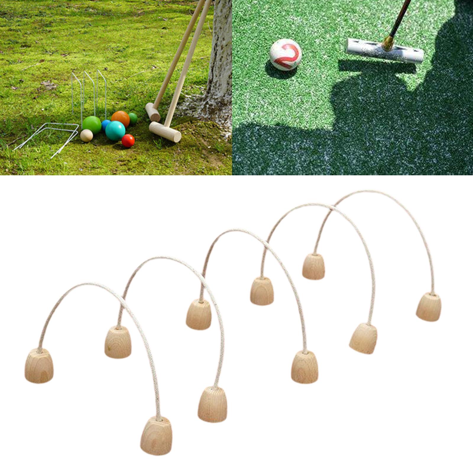 Wooden Croquet Hoops Outdoor G - Croquet Set Lawn review and price