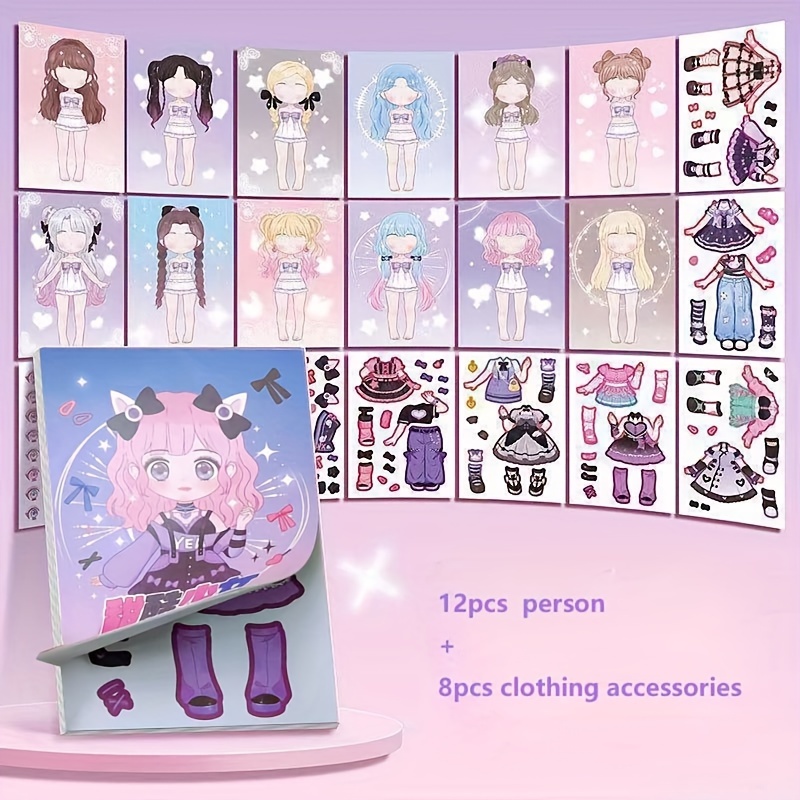 Dress Up Sticker Book Girl Sti - Book Party Games review and price