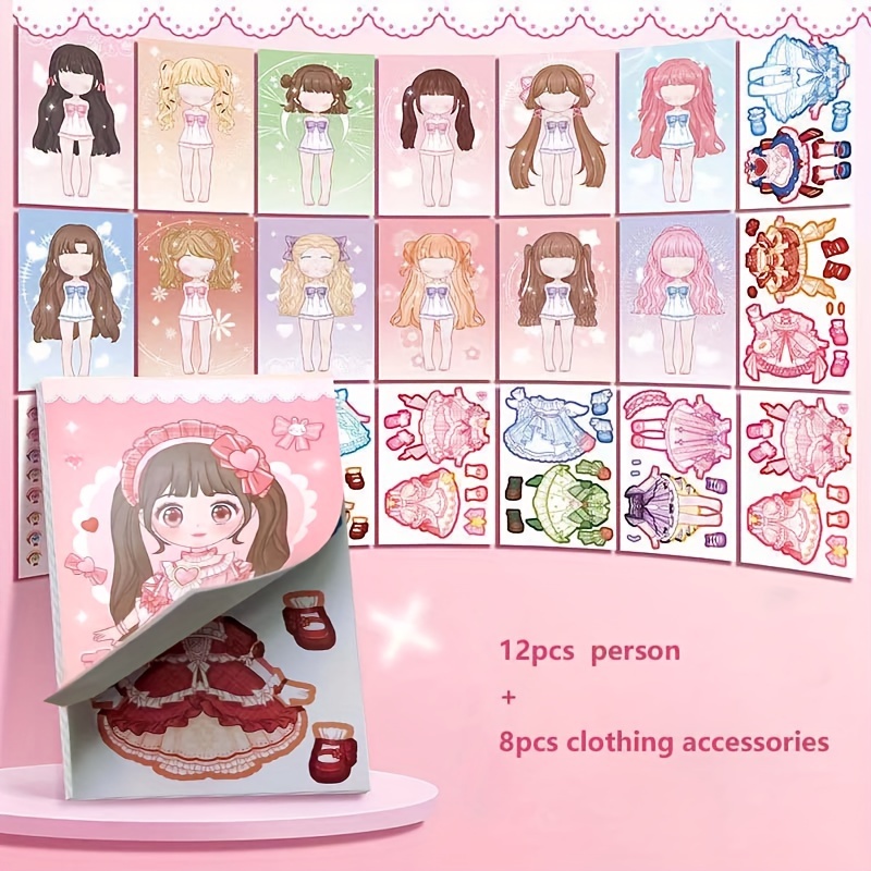 Dress Up Sticker Book Girl Sti - Book Party Games review and price